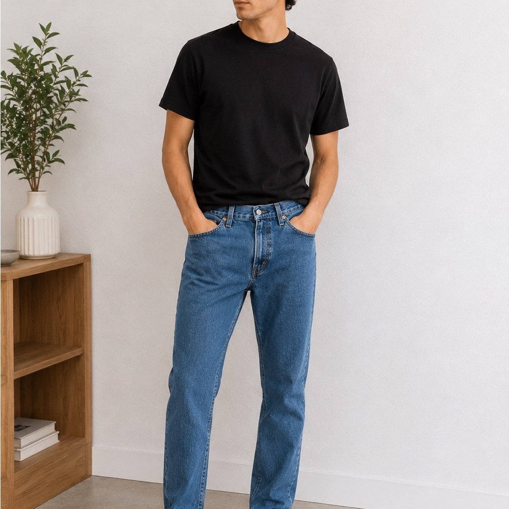 Levi's Men's Classic Blue Slim-Straight Jeans 30X34